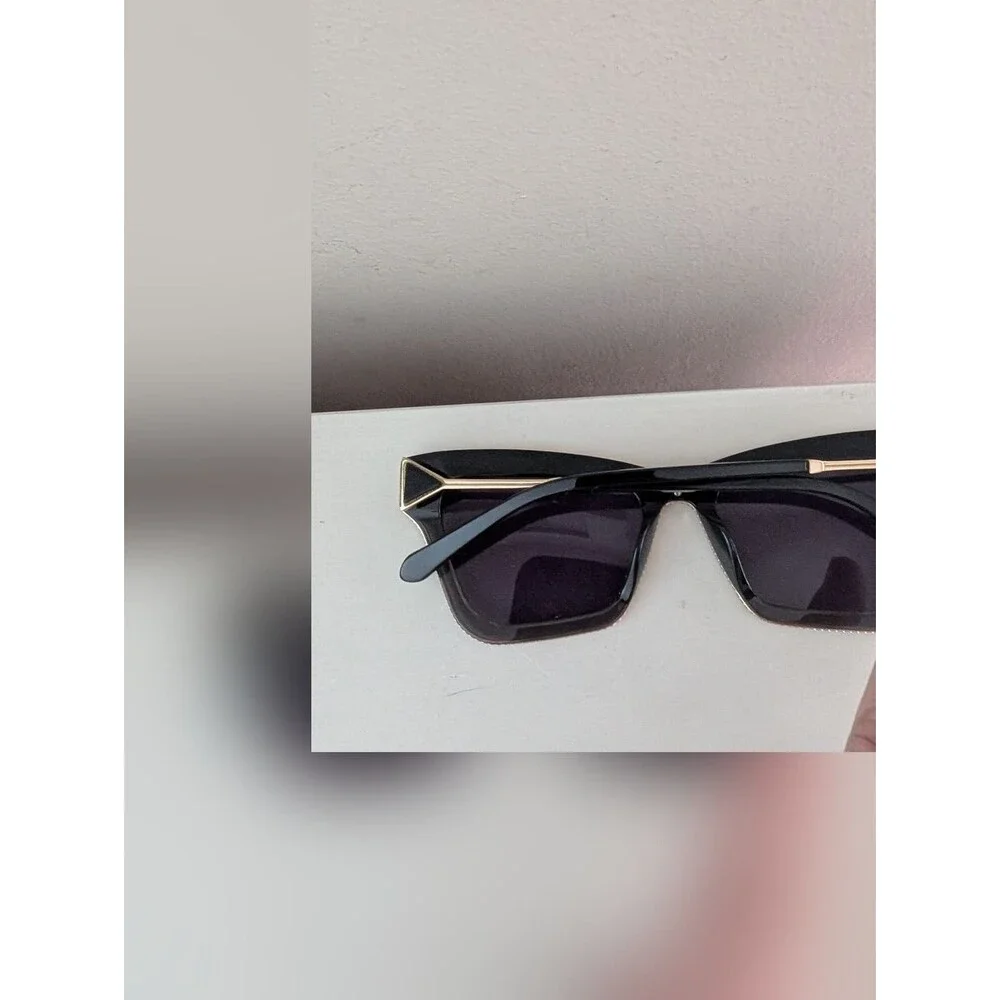 Karen Walker Dark Matter Black Sunglasses